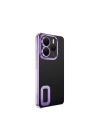 Xiaomi Redmi Note 14 5G Kılıf Kamera Korumalı Logo Gösteren Zore Omega Kapak