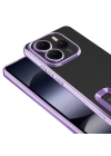 Xiaomi Redmi Note 14 5G Kılıf Kamera Korumalı Logo Gösteren Zore Omega Kapak