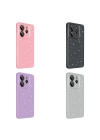 Xiaomi Redmi Note 14 5G Kılıf Kamera Korumalı Simli Lüks Zore Koton Kapak