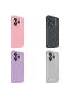 Xiaomi Redmi Note 14 5G Kılıf Kamera Korumalı Simli Lüks Zore Koton Kapak