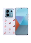 Xiaomi Redmi Note 14 Pro 4G Kılıf Airbag Tasarımlı Simli Şeffaf Zore Kutup Kapak