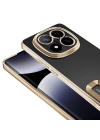 Xiaomi Redmi Note 14 Pro 4G Kılıf Kamera Korumalı Logo Gösteren Zore Omega Kapak
