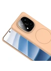 Xiaomi Redmi Note 14 Pro 4G Kılıf M-safe Şarj Özellikli Zore Ruby Sert Kapak