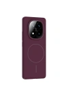 Xiaomi Redmi Note 14 Pro 4G Kılıf M-safe Şarj Özellikli Zore Ruby Sert Kapak