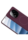 Xiaomi Redmi Note 14 Pro 4G Kılıf M-safe Şarj Özellikli Zore Ruby Sert Kapak