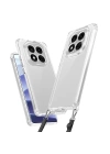 Xiaomi Redmi Note 14 Pro 5G Kılıf Airbagli Takılabilir Askı Aparatlı Zore Snap Silikon Kapak