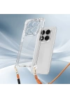 Xiaomi Redmi Note 14 Pro 5G Kılıf Airbagli Takılabilir Askı Aparatlı Zore Snap Silikon Kapak