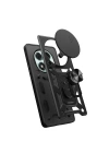 Xiaomi Redmi Note 14 Pro 5G Kılıf Magnetik Standlı Kamera Korumalı Zore Sürgülü Vega Kapak