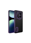Xiaomi Redmi Note 14 Pro Plus Kılıf Kamera Korumalı Logo Gösteren Zore Omega Kapak