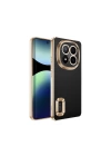 Xiaomi Redmi Note 14 Pro Plus Kılıf Kamera Korumalı Logo Gösteren Zore Omega Kapak
