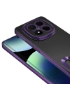 Xiaomi Redmi Note 14 Pro Plus Kılıf Kamera Korumalı Logo Gösteren Zore Omega Kapak