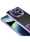 Xiaomi Redmi Note 14 Pro Plus Kılıf Kamera Korumalı Logo Gösteren Zore Omega Kapak