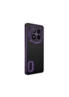 Xiaomi Redmi Note 14 Pro Plus Kılıf Kamera Korumalı Logo Gösteren Zore Omega Kapak