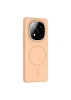 Xiaomi Redmi Note 14 Pro Plus Kılıf M-safe Şarj Özellikli Zore Ruby Sert Kapak