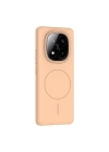 Xiaomi Redmi Note 14 Pro Plus Kılıf M-safe Şarj Özellikli Zore Ruby Sert Kapak