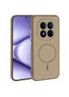 Xiaomi Redmi Note 15 Pro 4G Kılıf M-safe Şarj Özellikli Zore Tea Kapak