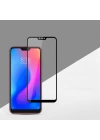 Xiaomi Redmi Note 6 Pro Zore Kenarları Kırılmaya Dayanıklı Cam Ekran Koruyucu