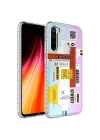 Xiaomi Redmi Note 8 Kılıf Airbag Kenarlı Renkli Desenli Silikon Zore Elegans Kapak