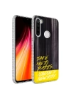 Xiaomi Redmi Note 8 Kılıf Airbag Kenarlı Renkli Desenli Silikon Zore Elegans Kapak