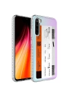 Xiaomi Redmi Note 8 Kılıf Airbag Kenarlı Renkli Desenli Silikon Zore Elegans Kapak