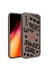 Xiaomi Redmi Note 8 Kılıf Kamera Korumalı Baskılı Arka Yüzey Zore Klas Kapak