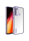 Xiaomi Redmi Note 8 Kılıf Kamera Korumalı Logo Gösteren Zore Omega Kapak