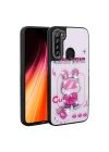 Xiaomi Redmi Note 8 Kılıf Parlayan Kabartmalı İkonik Figürlü Zore Amas Silikon Kapak