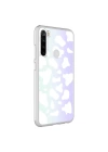 Xiaomi Redmi Note 8 Kılıf Zore M-Blue Desenli Kapak