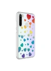 Xiaomi Redmi Note 8 Kılıf Zore M-Blue Desenli Kapak