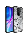 Xiaomi Redmi Note 8 Pro Kılıf Aynalı Desenli Kamera Korumalı Parlak Zore Mirror Kapak