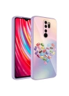 Xiaomi Redmi Note 8 Pro Kılıf Kamera Korumalı Desenli Sert Silikon Zore Epoksi Kapak