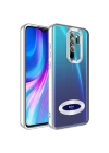 Xiaomi Redmi Note 8 Pro Kılıf Kamera Korumalı Logo Gösteren Zore Omega Kapak