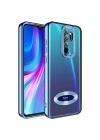 Xiaomi Redmi Note 8 Pro Kılıf Kamera Korumalı Logo Gösteren Zore Omega Kapak