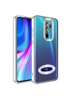 Xiaomi Redmi Note 8 Pro Kılıf Kamera Korumalı Logo Gösteren Zore Omega Kapak