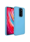Xiaomi Redmi Note 8 Pro Kılıf Metal Çerçeve ve Buton Tasarımlı Silikon Zore Luna Kapak
