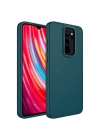 Xiaomi Redmi Note 8 Pro Kılıf Metal Çerçeve ve Buton Tasarımlı Silikon Zore Luna Kapak