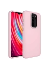 Xiaomi Redmi Note 8 Pro Kılıf Metal Çerçeve ve Buton Tasarımlı Silikon Zore Luna Kapak
