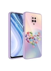 Xiaomi Redmi Note 9 Pro Kılıf Kamera Korumalı Desenli Sert Silikon Zore Epoksi Kapak