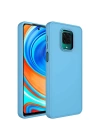 Xiaomi Redmi Note 9 Pro Kılıf Metal Çerçeve ve Buton Tasarımlı Silikon Zore Luna Kapak