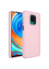 Xiaomi Redmi Note 9 Pro Kılıf Metal Çerçeve ve Buton Tasarımlı Silikon Zore Luna Kapak