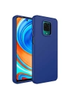 Xiaomi Redmi Note 9 Pro Kılıf Metal Çerçeve ve Buton Tasarımlı Silikon Zore Luna Kapak