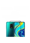 Xiaomi Redmi Note 9 Pro Zore Kenarları Kırılmaya Dayanıklı Cam Ekran Koruyucu