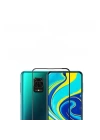 More TR Xiaomi Redmi Note 9 Pro Zore Kenarları Kırılmaya Dayanıklı Cam Ekran Koruyucu