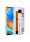 Xiaomi Redmi Note 9S Kılıf Airbag Kenarlı Renkli Desenli Silikon Zore Elegans Kapak