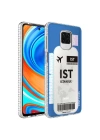Xiaomi Redmi Note 9S Kılıf Airbag Kenarlı Renkli Desenli Silikon Zore Elegans Kapak