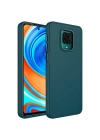 Xiaomi Redmi Note 9S Kılıf Metal Çerçeve ve Buton Tasarımlı Silikon Zore Luna Kapak