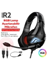 XMOWi R2 Gaming Mikrofonlu RGB Oyuncu Kulaklılığı Gurultu Engelleyici Kulaklik