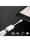 Y Cable İPhone 14-13-12 11 Lightning Kulaklık +şarj Usb Adaptörü