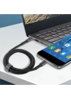 Zore 2.Jenerasyon Type-C to Type-C USB3.2 PD Data Kablosu 100W 20Gbps 4K@60Hz 0.2 Metre