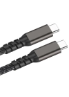 Zore 2.Jenerasyon Type-C to Type-C USB3.2 PD Data Kablosu 100W 20Gbps 4K@60Hz 1 Metre